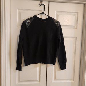 Black Wool J. Crew Sweater